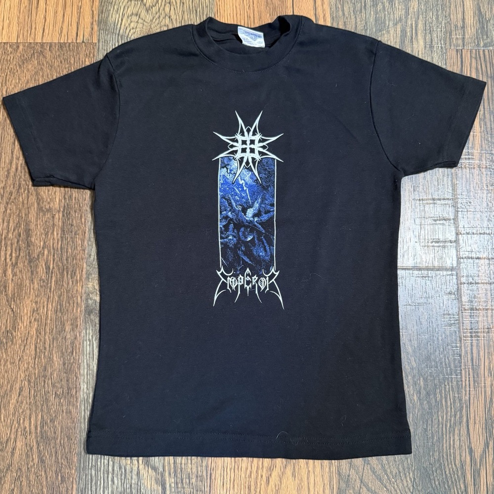 2006 Emperor The Return of the Emperor Black Metal Band T-Shirt Hanes Women's L